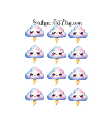 Weather Functional Sticker Sheet