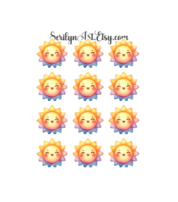 Weather Functional Sticker Sheet