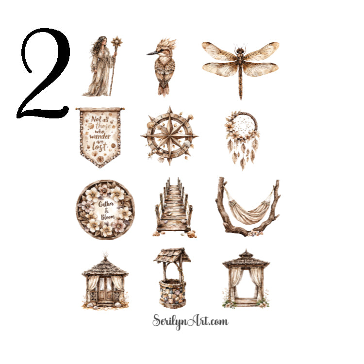 Weathered Beach Sticker Sheet