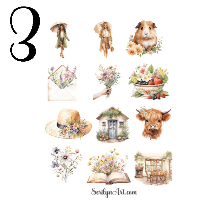 Welcome Spring Sticker Sheet