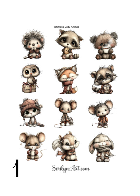 Whimsical Cozy Animals