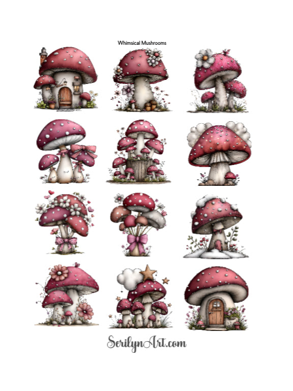 Whimsical Mushrooms