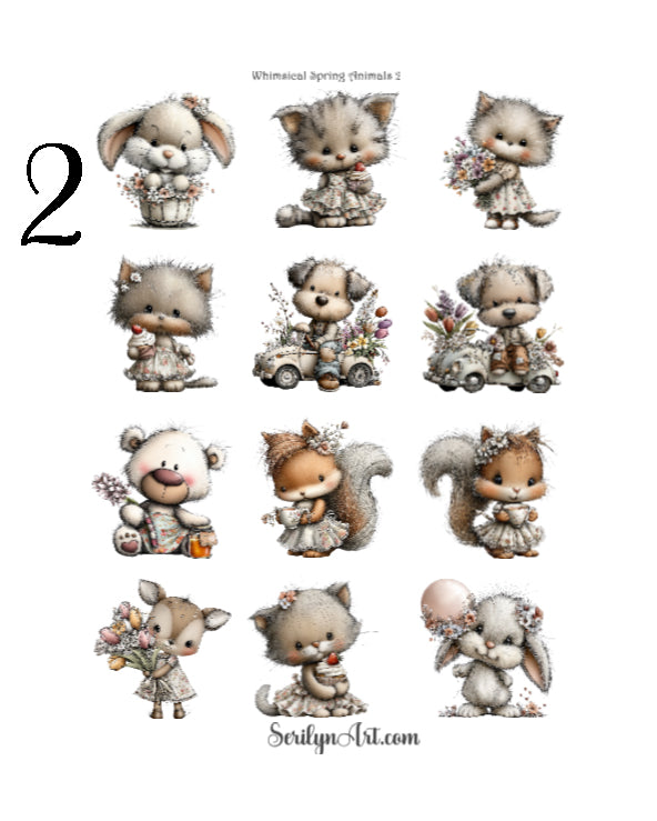 Whimsical Spring Animals