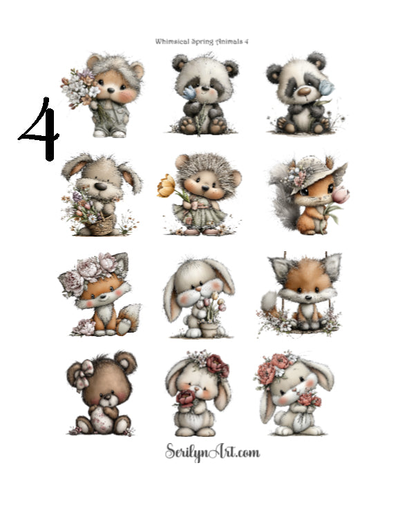 Whimsical Spring Animals