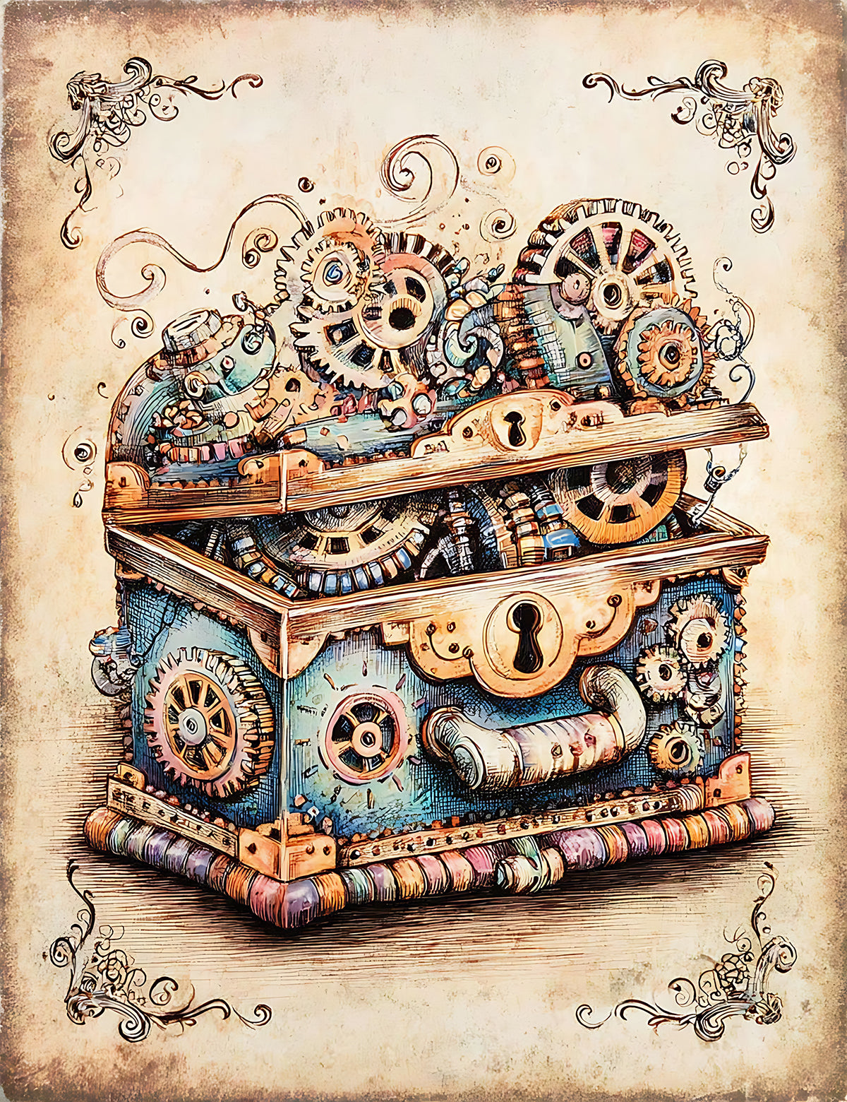 Whimsical Steampunk 2 Dashboards