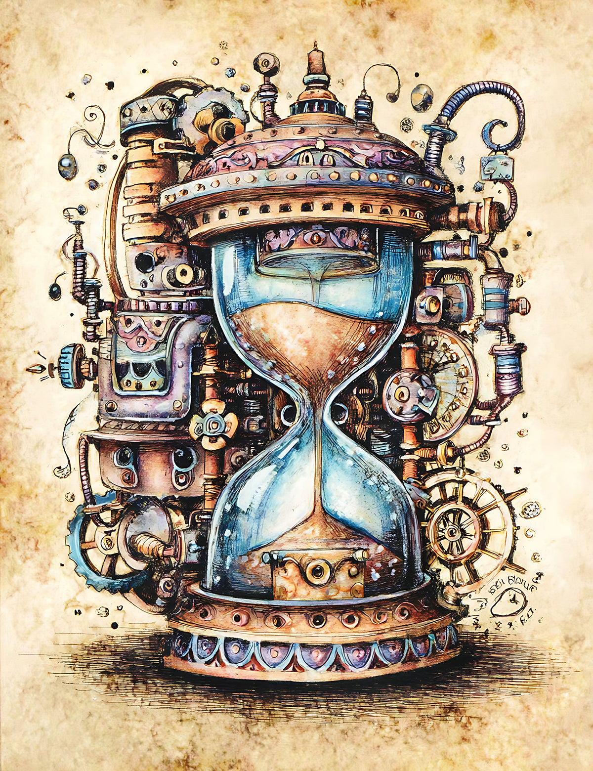 Whimsical Steampunk 2 Dashboards