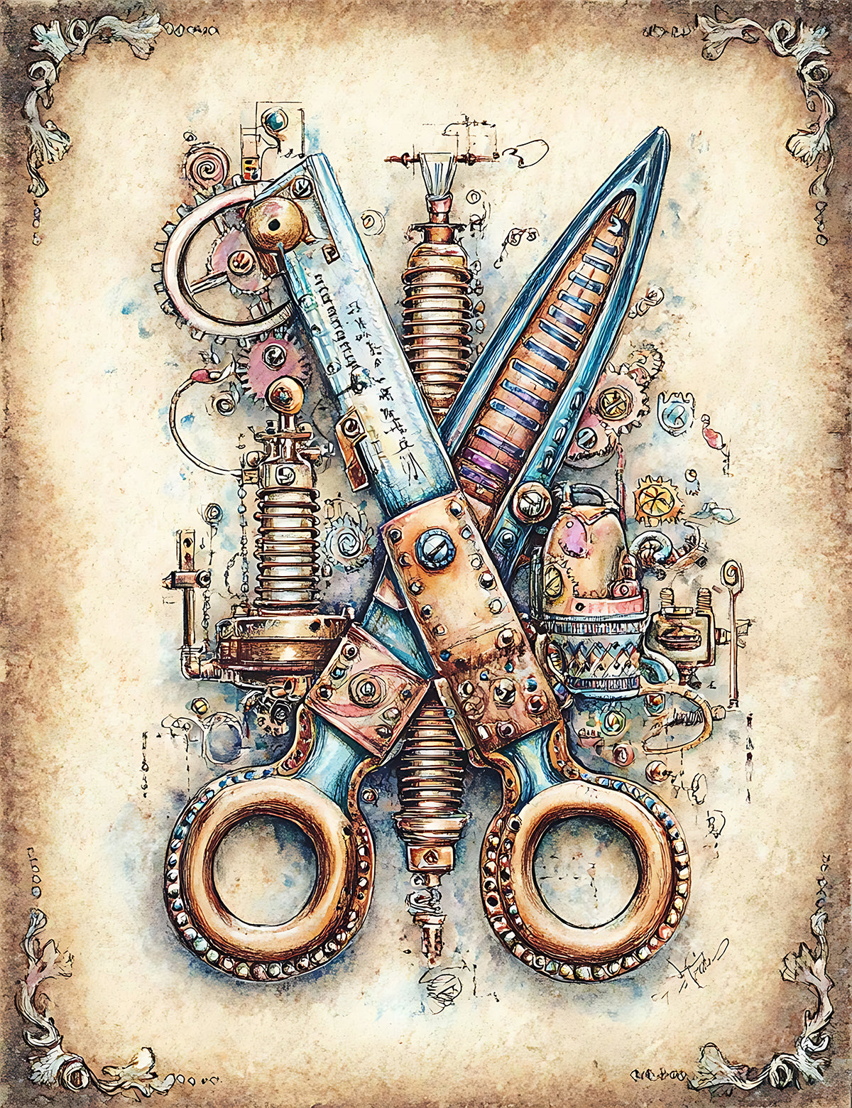 Whimsical Steampunk 2 Dashboards