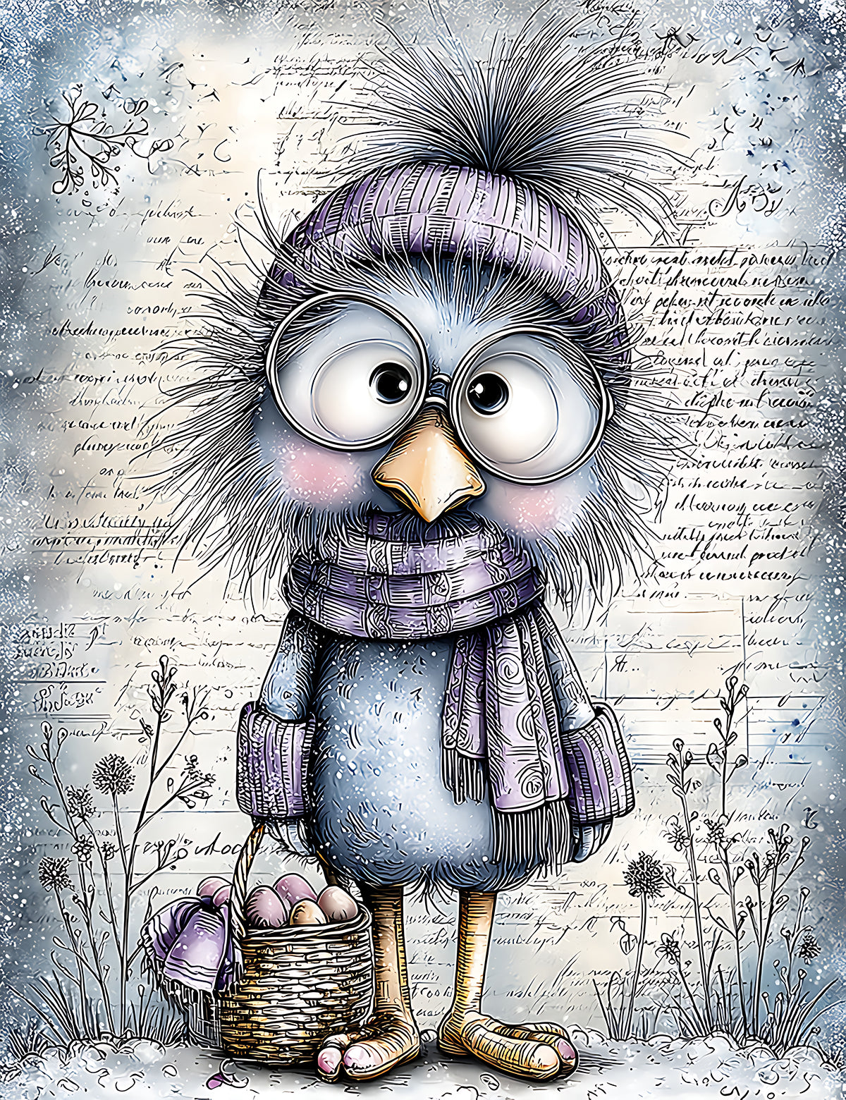 Whimsical Winter Animals 1