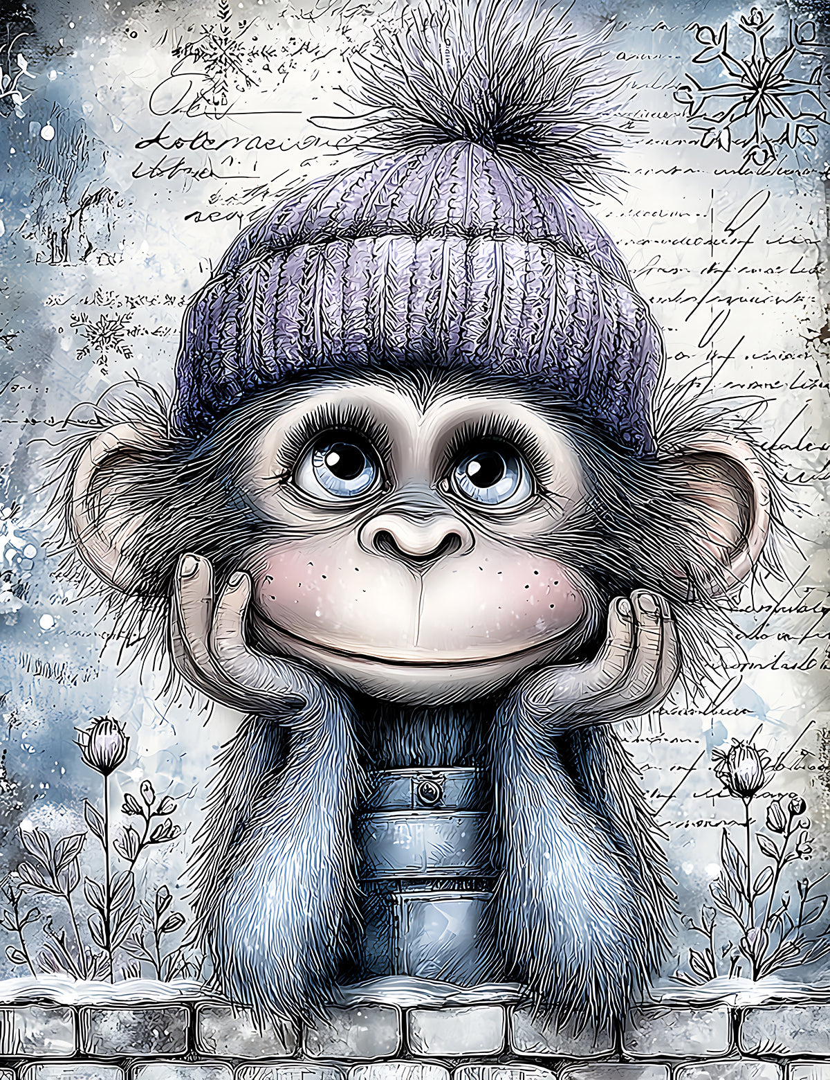 Whimsical Winter Animals 1