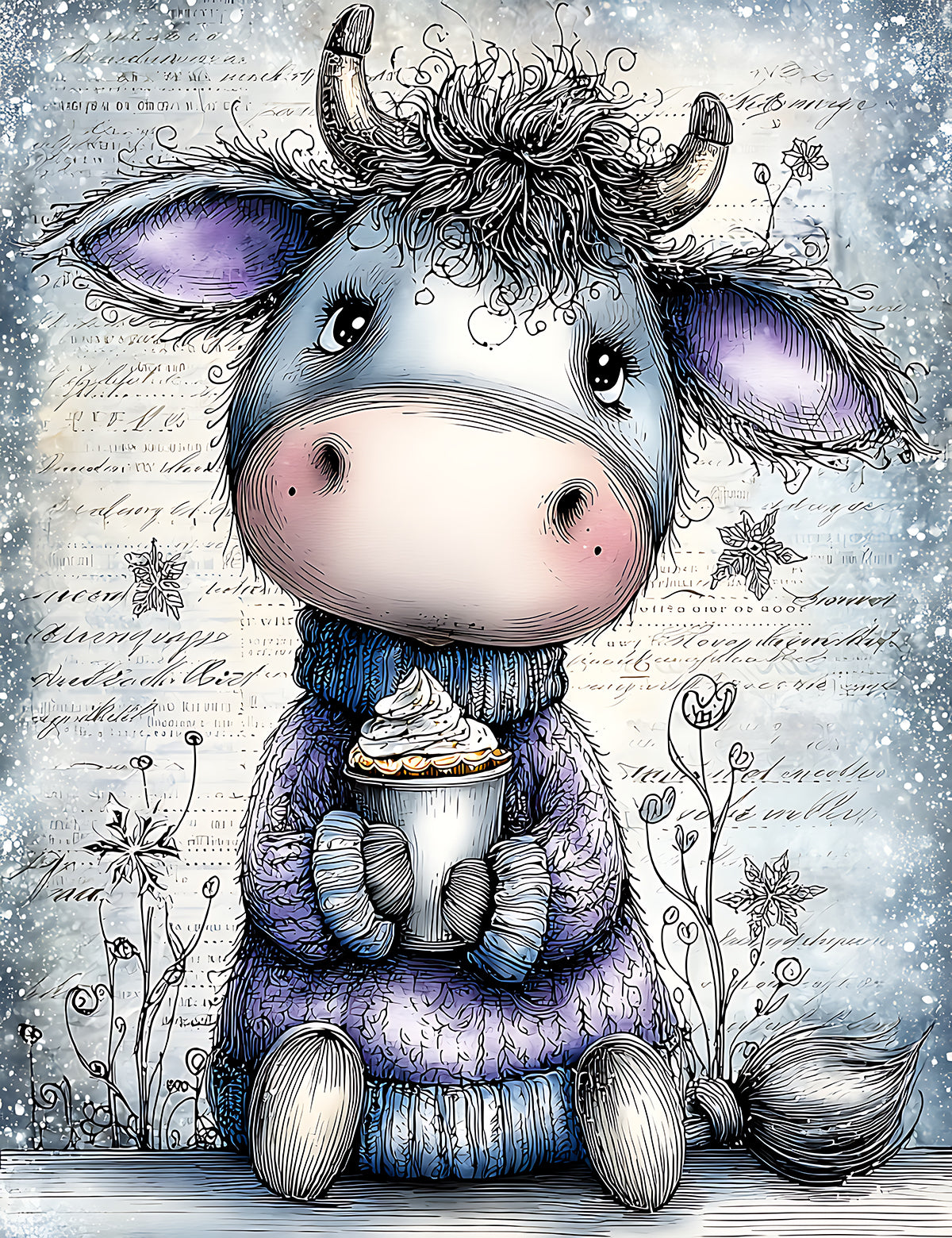 Whimsical Winter Animals 1