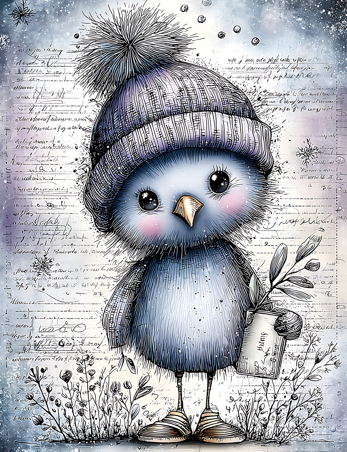 Whimsical Winter Animals 1
