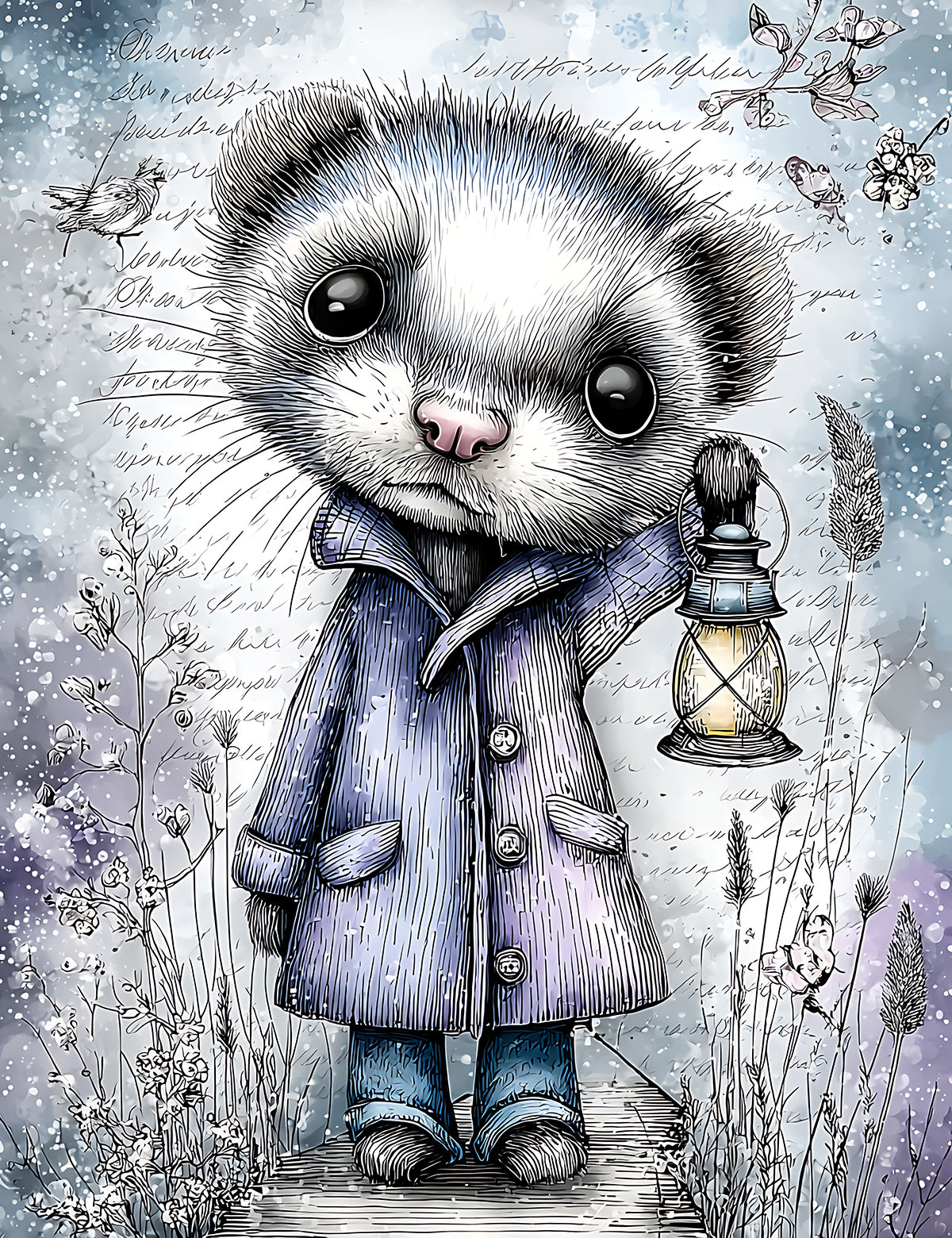 Whimsical Winter Animals 1