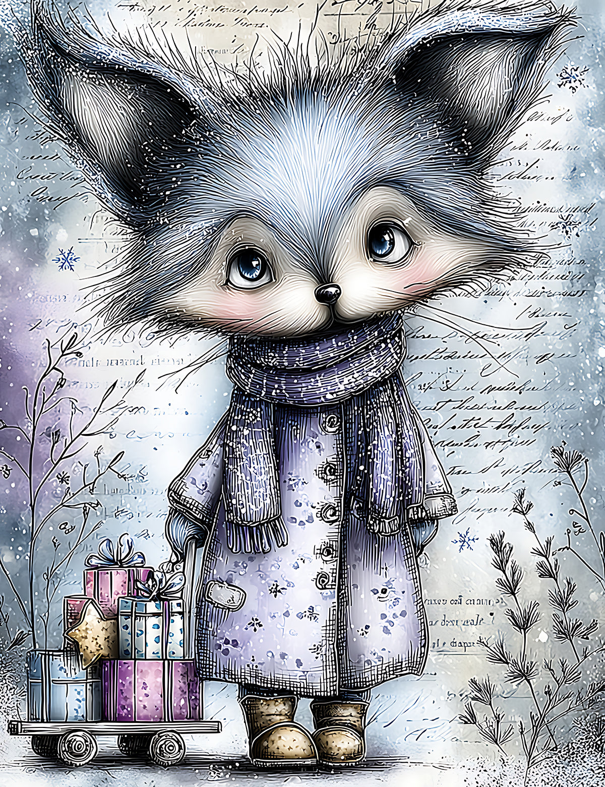 Whimsical Winter Animals 1