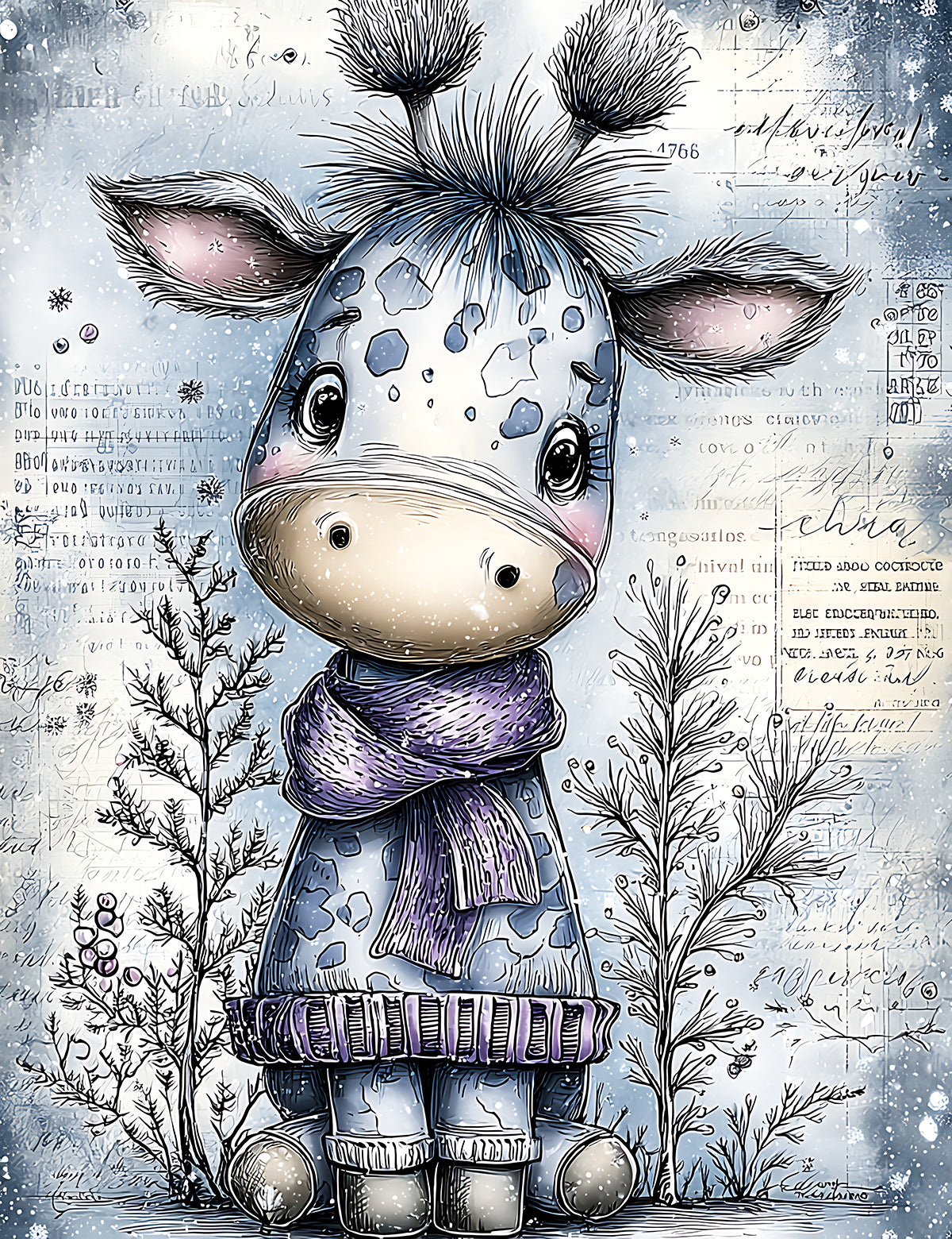 Whimsical Winter Animals 2