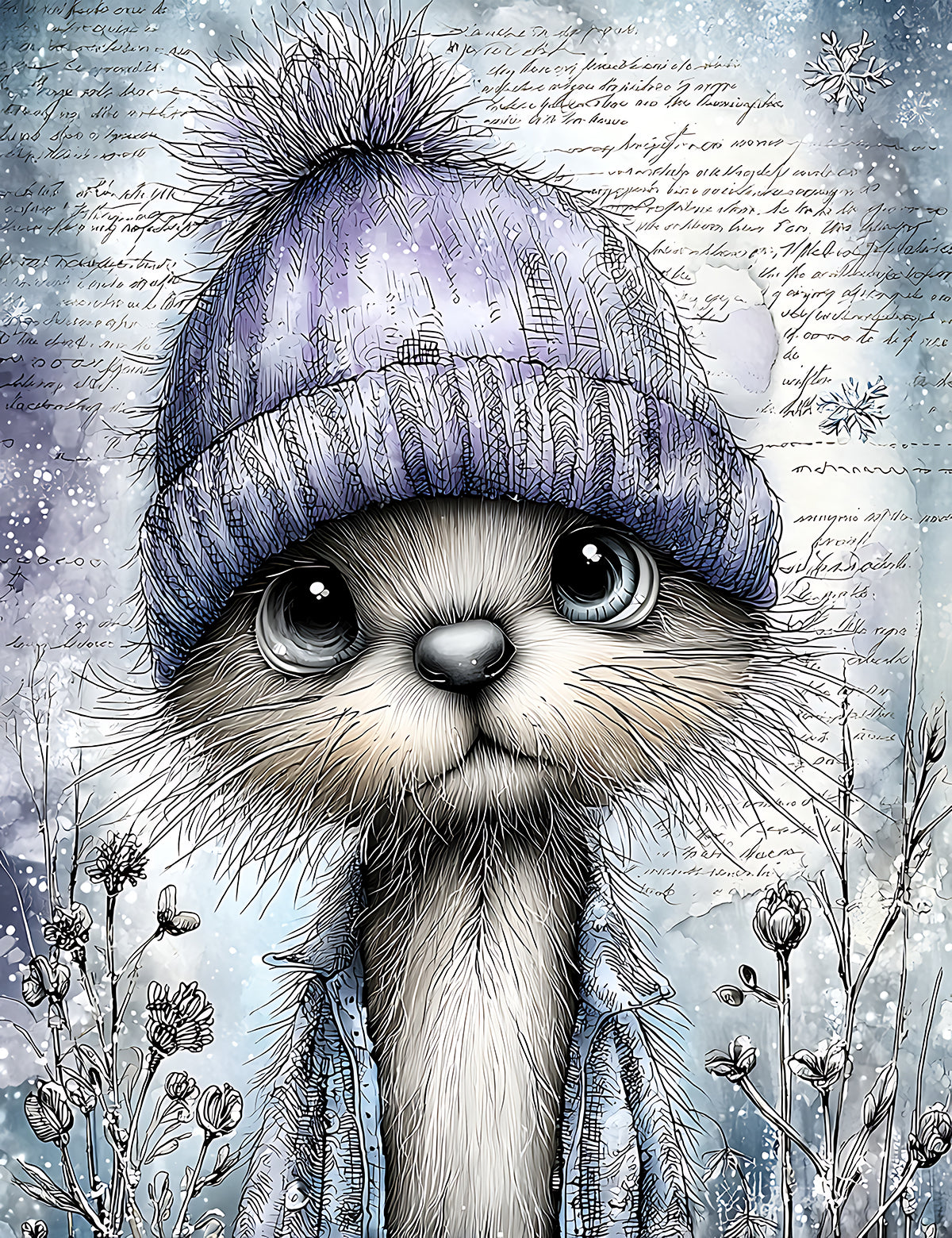 Whimsical Winter Animals 1