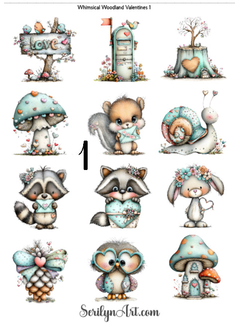 Whimsical Woodland Valentines