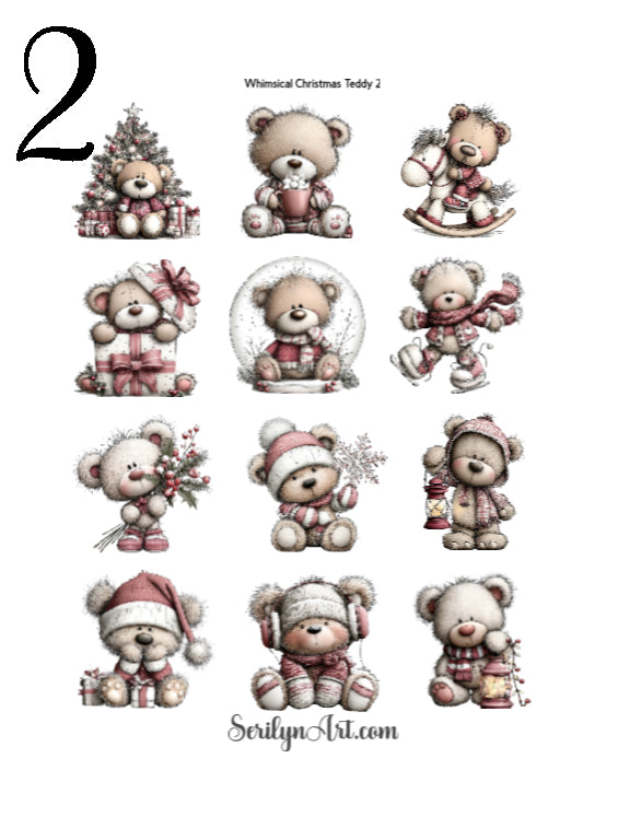 Whimsical Christmas Teddy