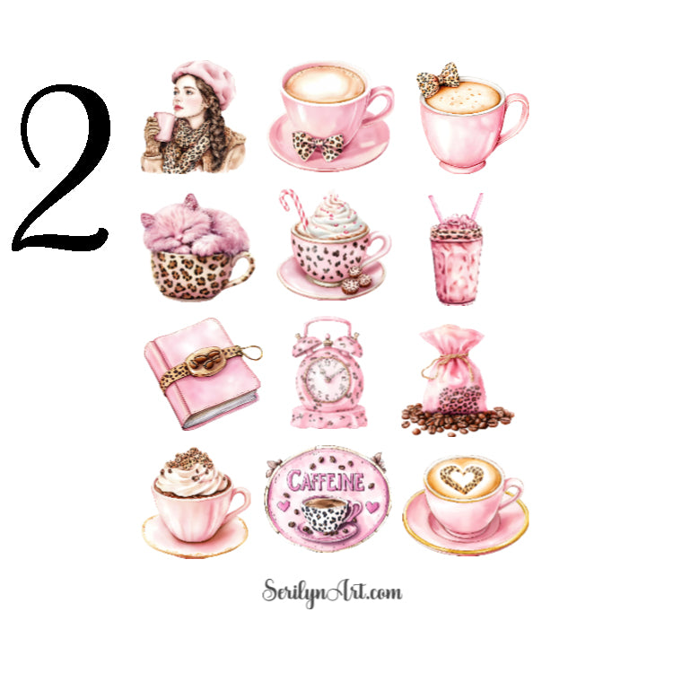 Wild and Caffeinated Sticker Sheet