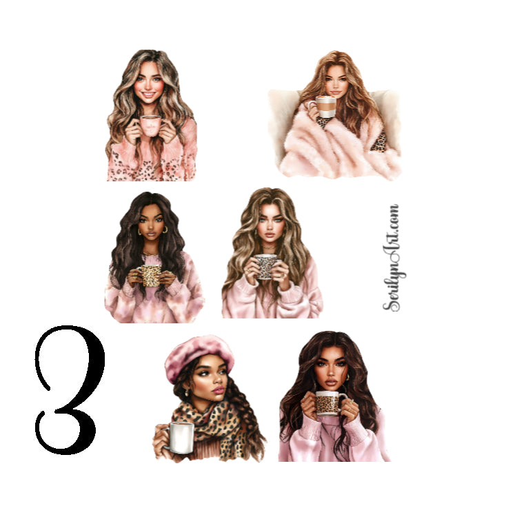 Wild and Caffeinated Sticker Sheet