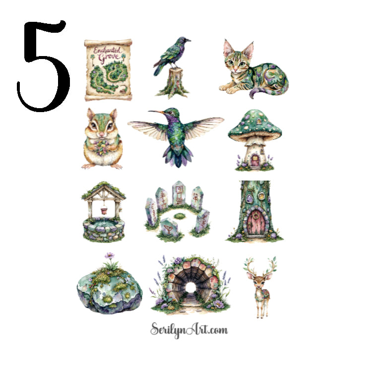 Wildwood Secrets Sticker Sheet