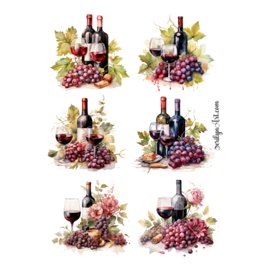 Wine Sticker Sheet