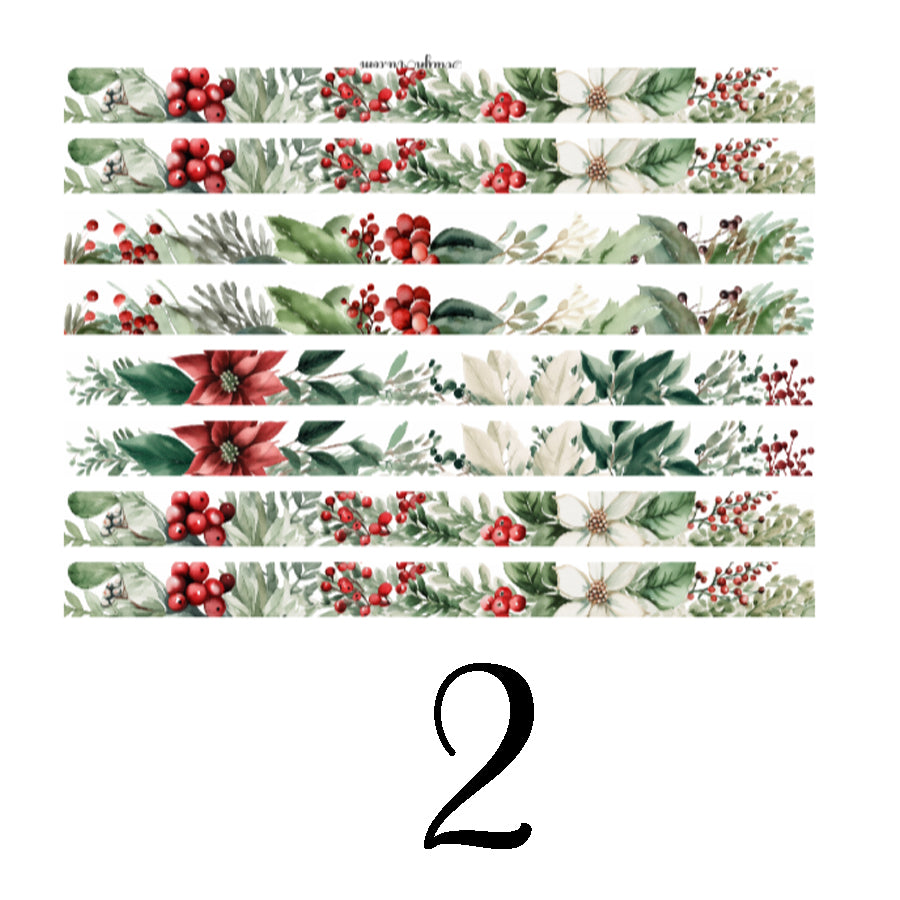 Winter Borders Sticker Sheet