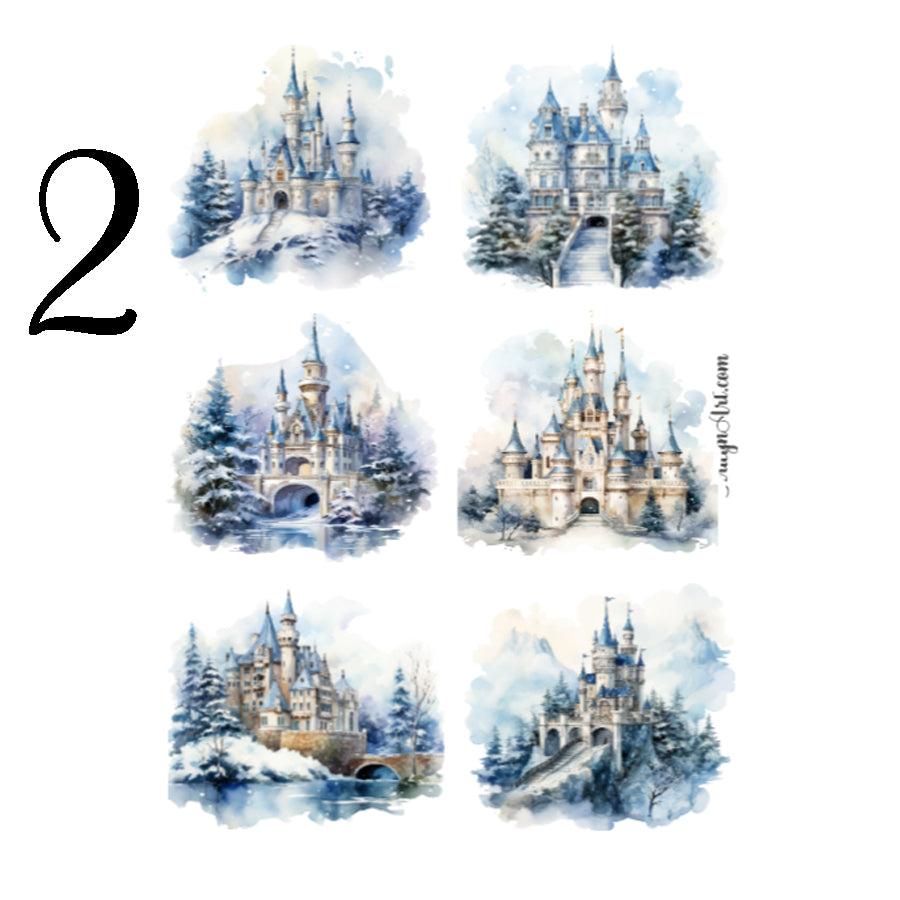 Winter Castle Sticker Sheet