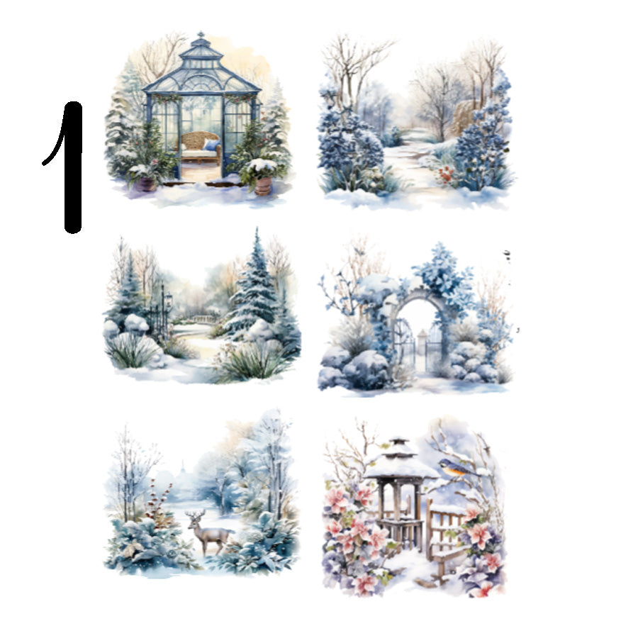 Winter Garden Sticker Sheet