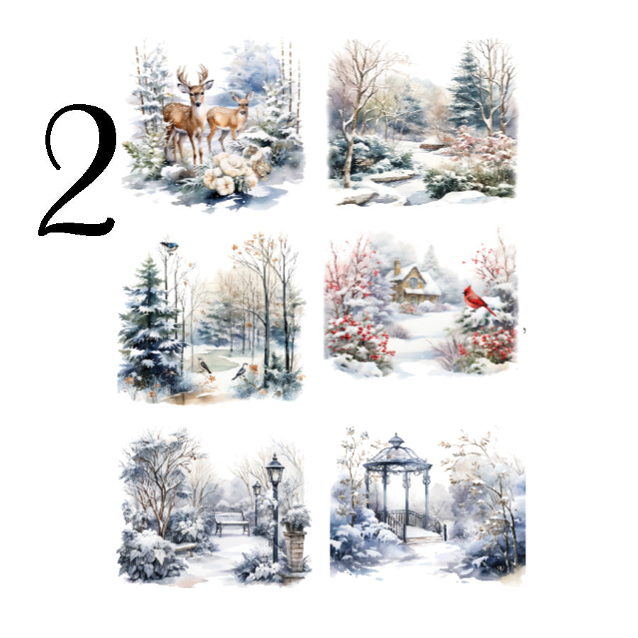 Winter Garden Sticker Sheet