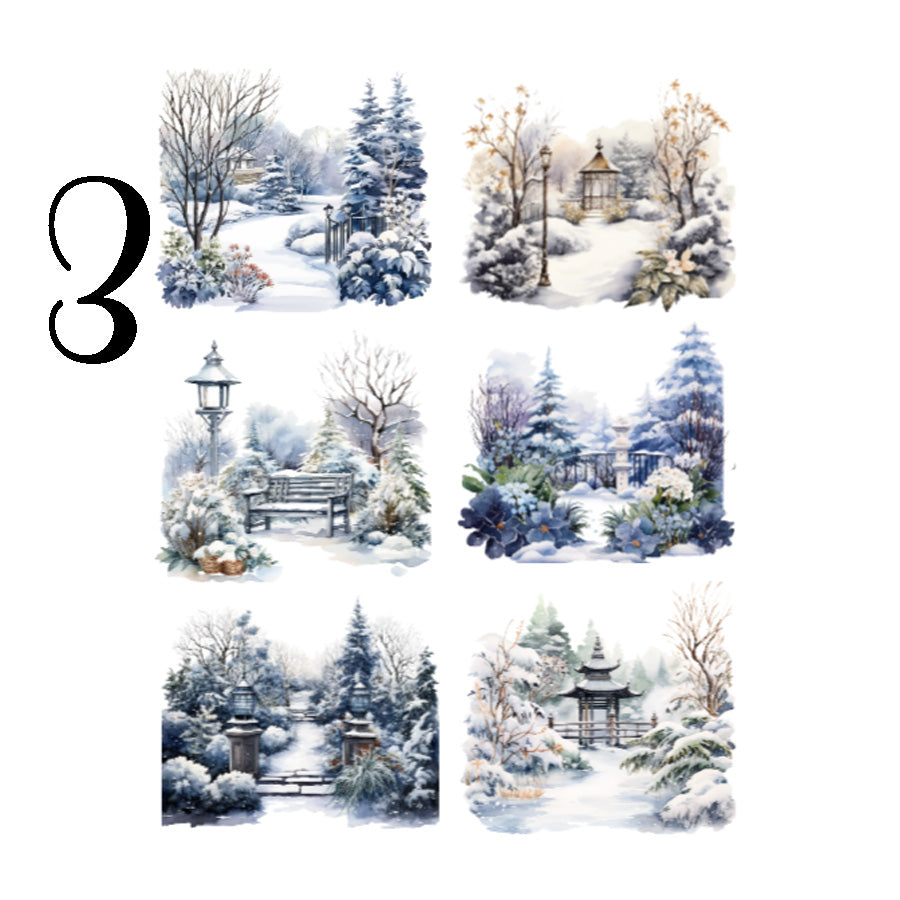 Winter Garden Sticker Sheet