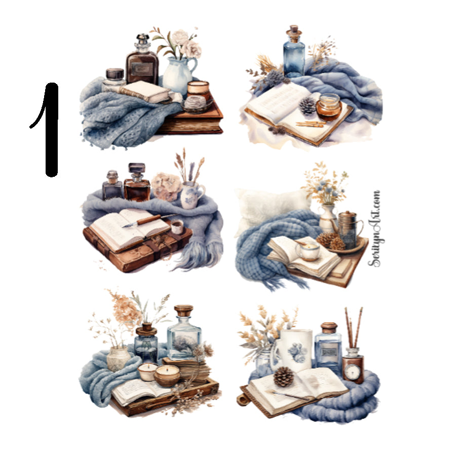 Winter Journaling Sticker Sheet