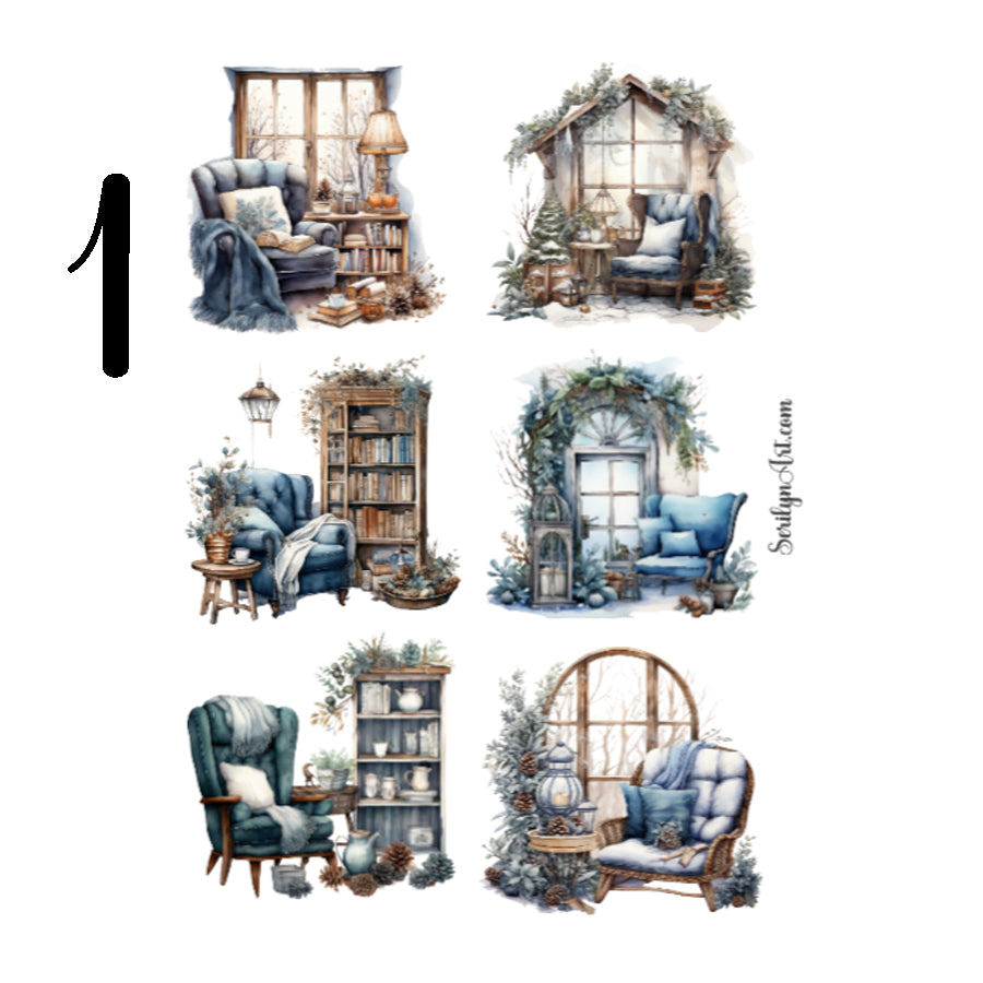 Winter Nook Sticker Sheet