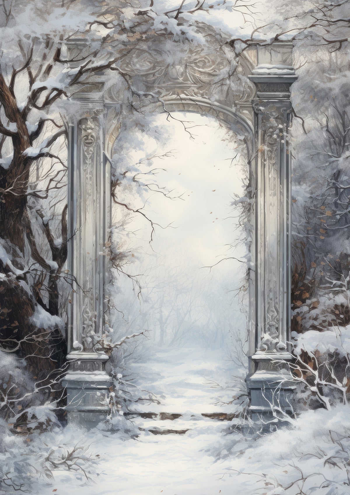 Winter Shabby Chic 2 Dashboards