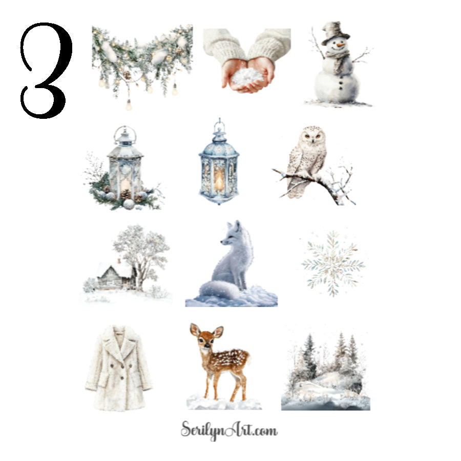 Winter Time Sticker Sheet