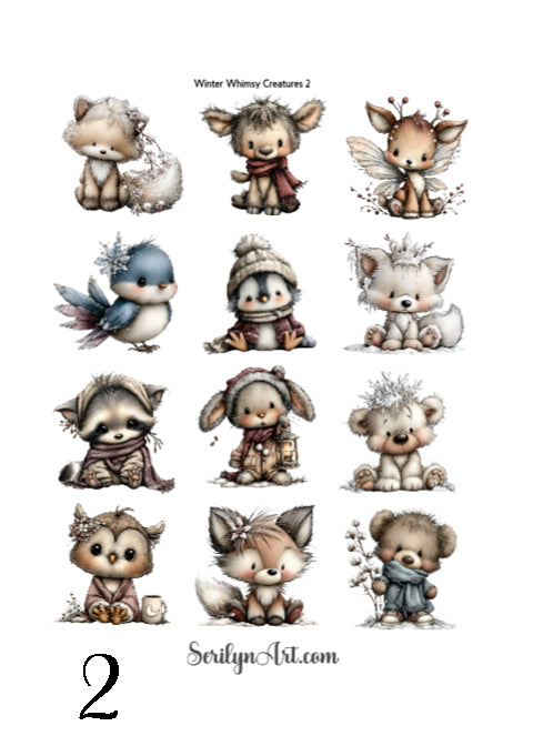 Winter Whimsy Creatures