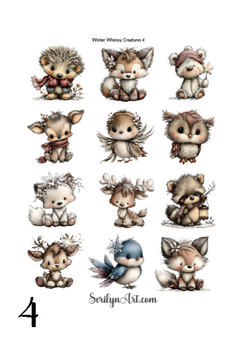 Winter Whimsy Creatures