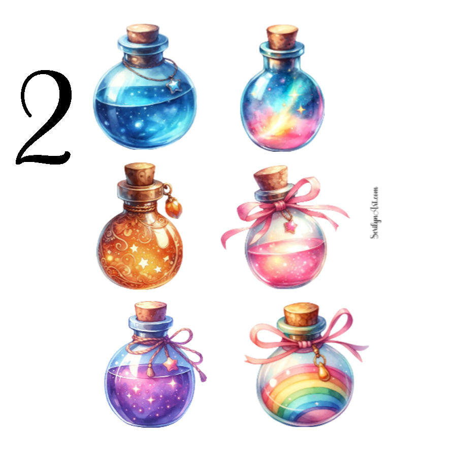 Wishing Bottle Sticker Sheet