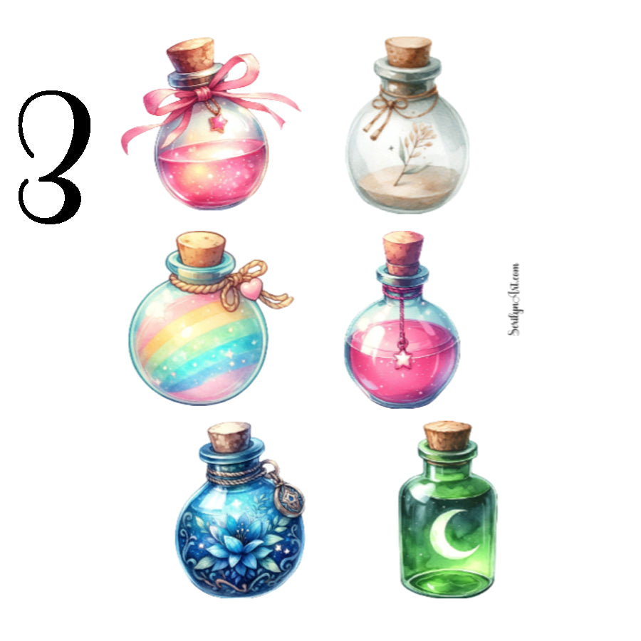 Wishing Bottle Sticker Sheet