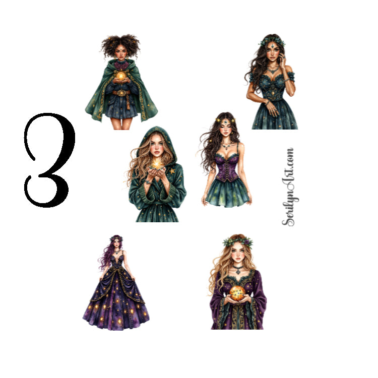 Witching Hour Mansion Sticker Sheet