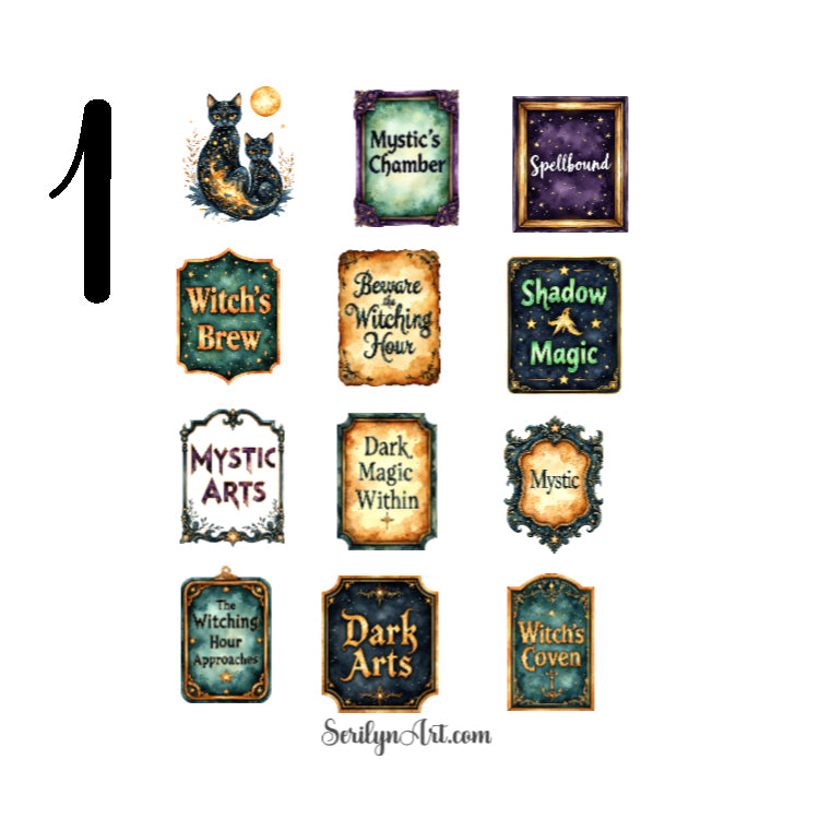 Witching Hour Unveiled Sticker Sheet