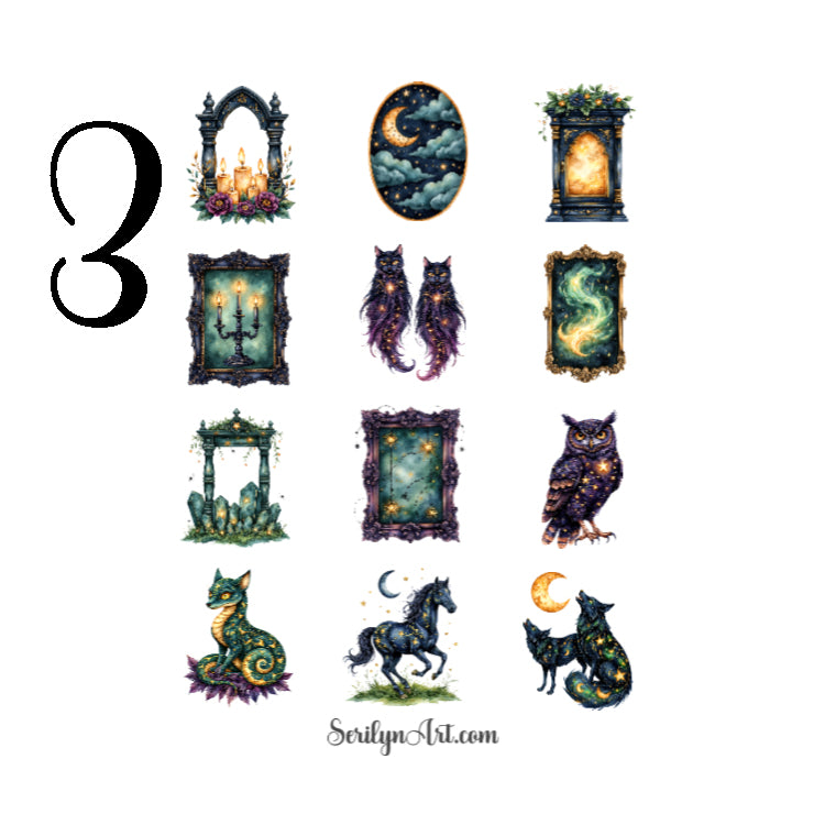 Witching Hour Unveiled Sticker Sheet