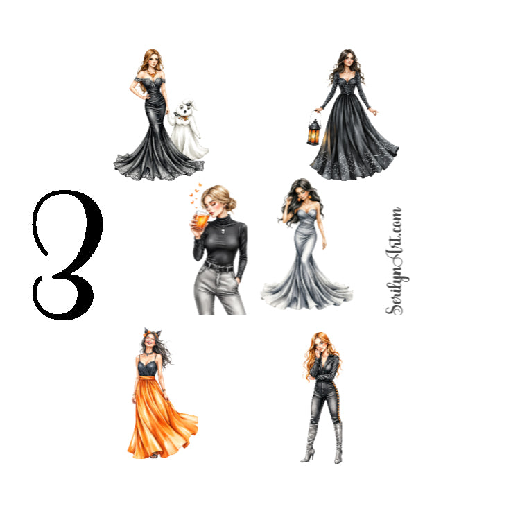 Witchy Ghosts Sticker Sheet