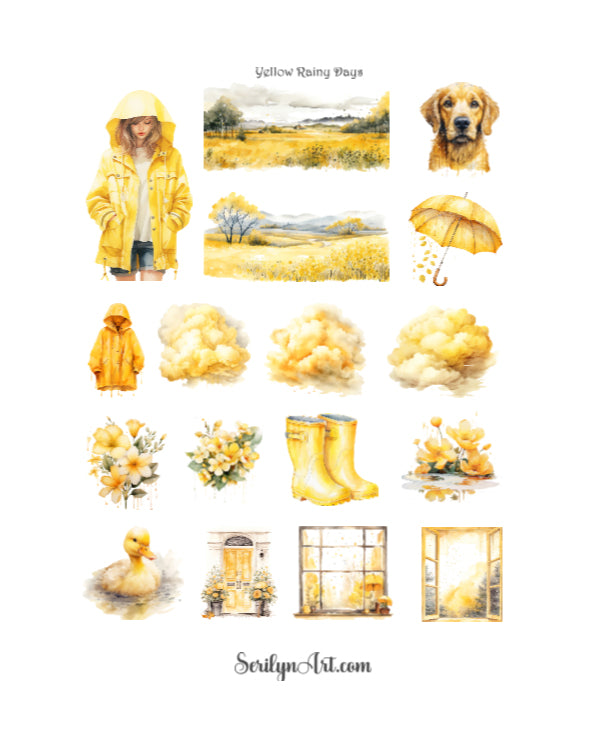Yellow Rainy Days