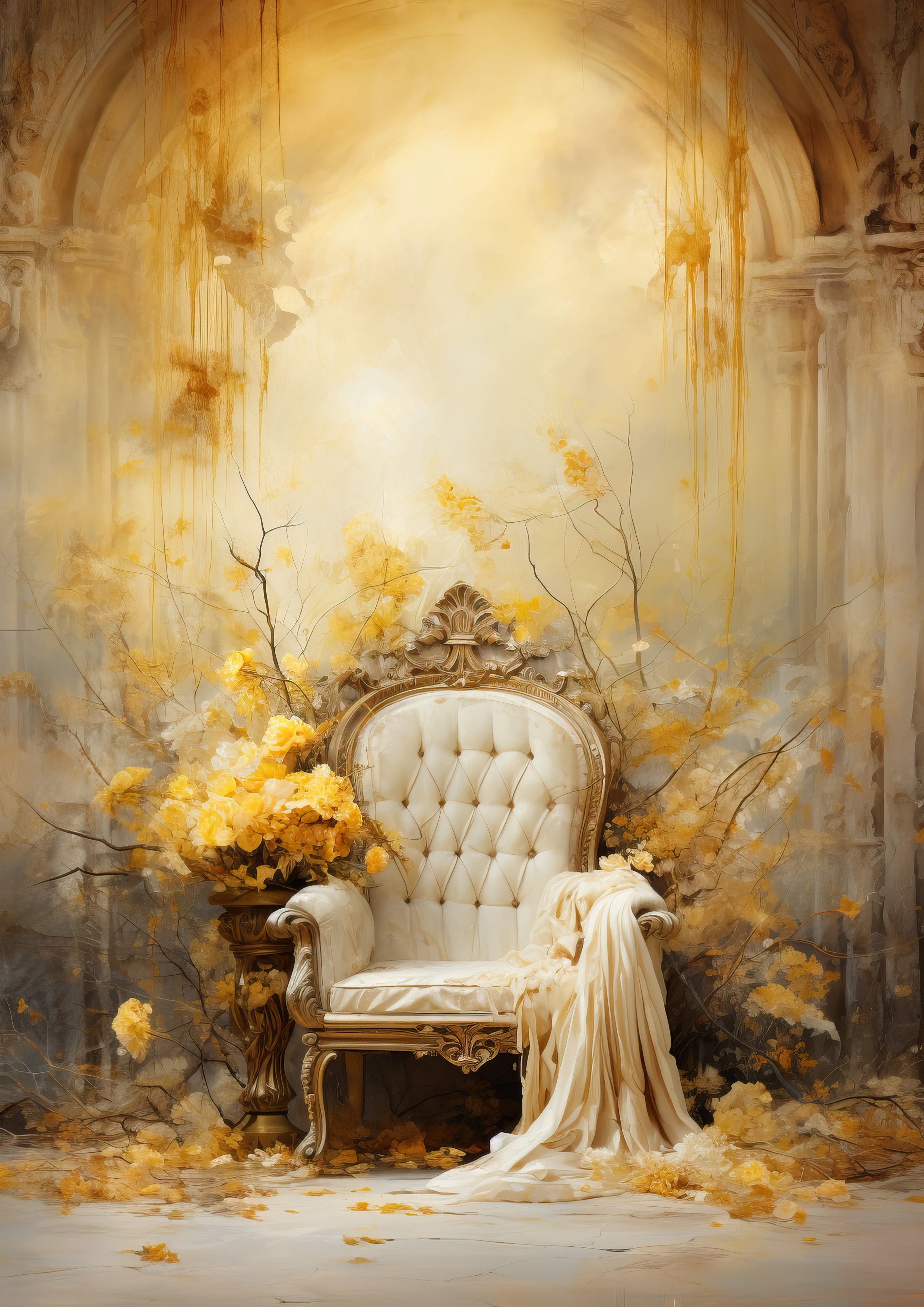 Yellow Shabby Chic Dashboards