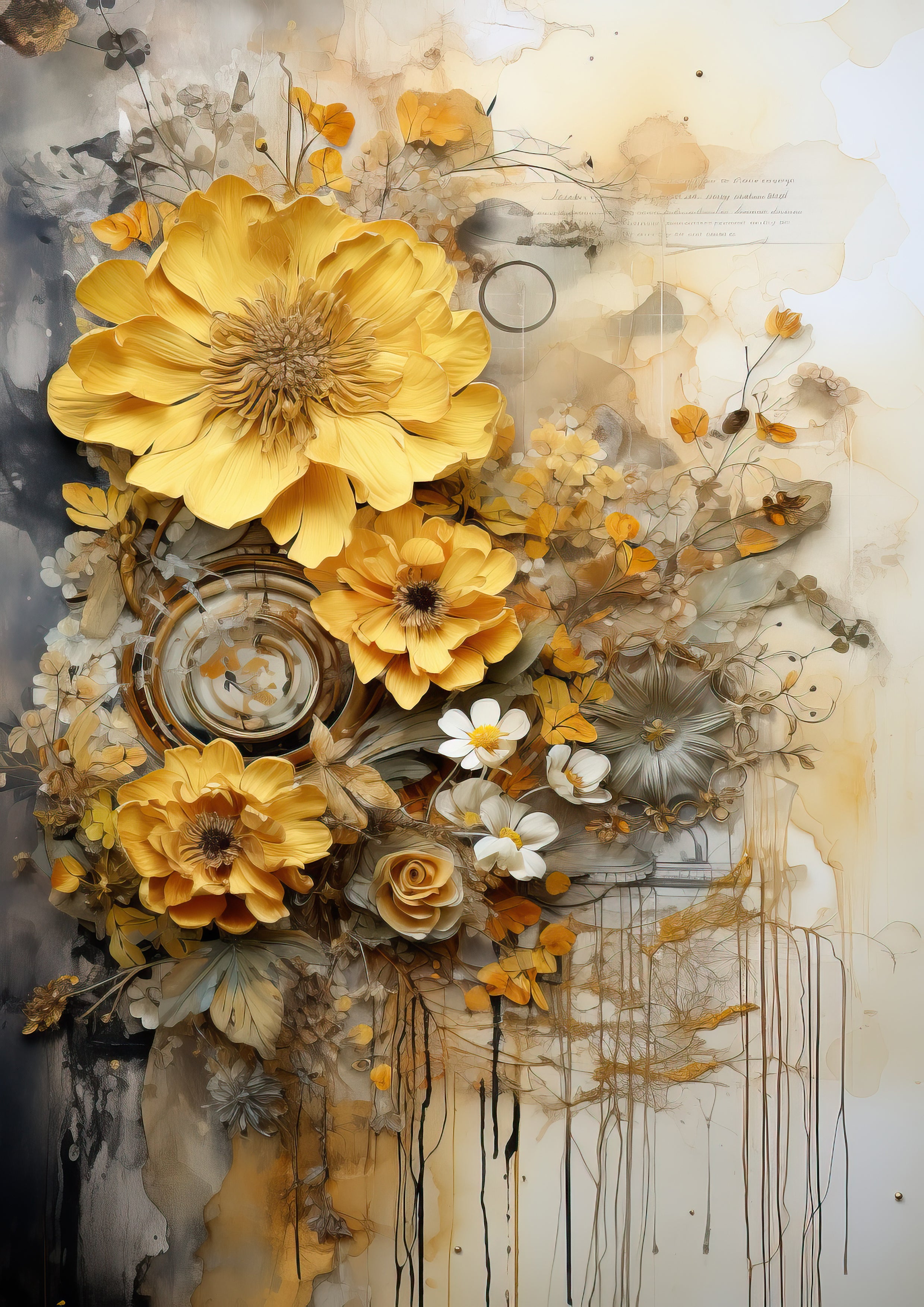 Yellow Shabby Chic Dashboards