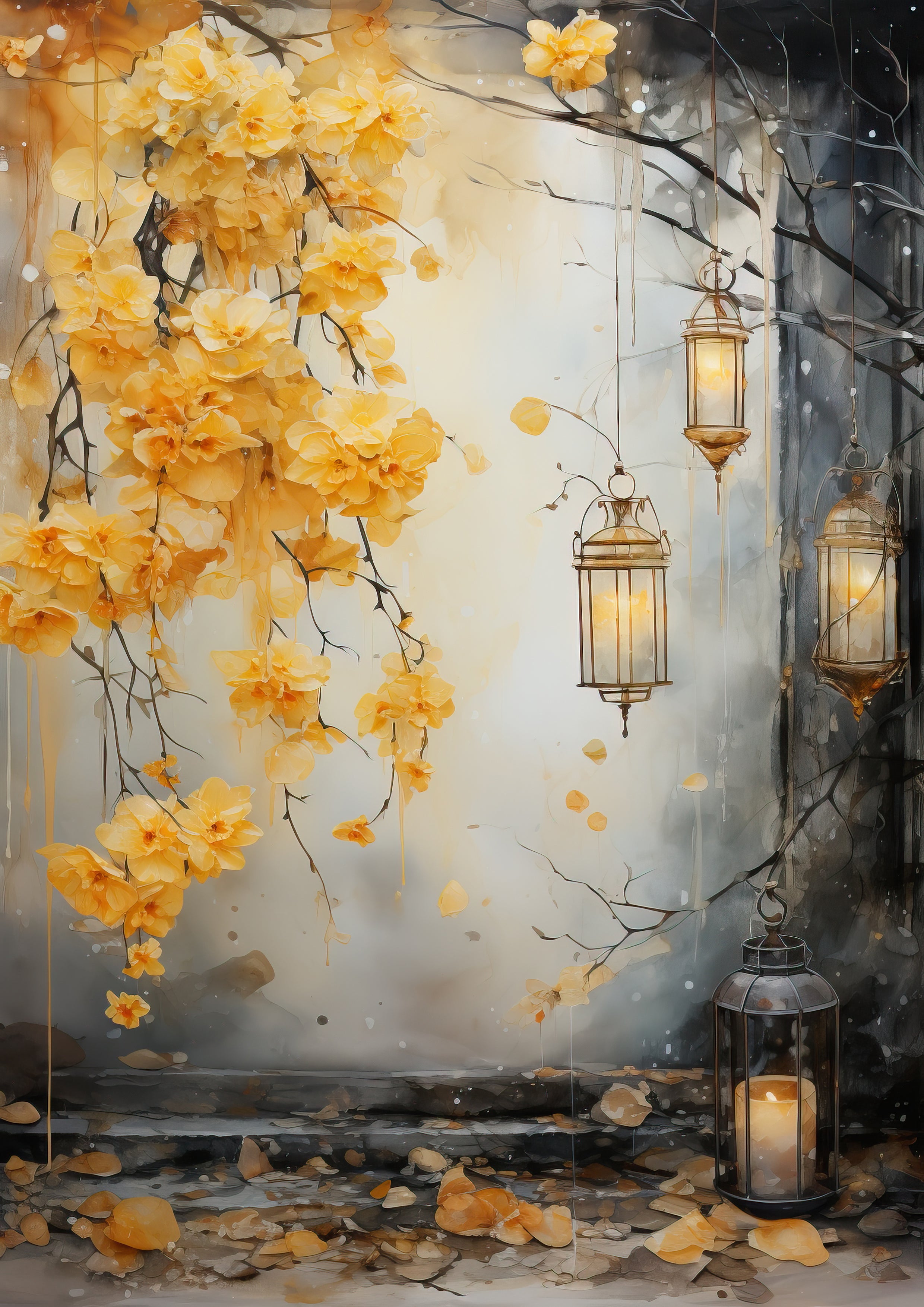 Yellow Shabby Chic Dashboards